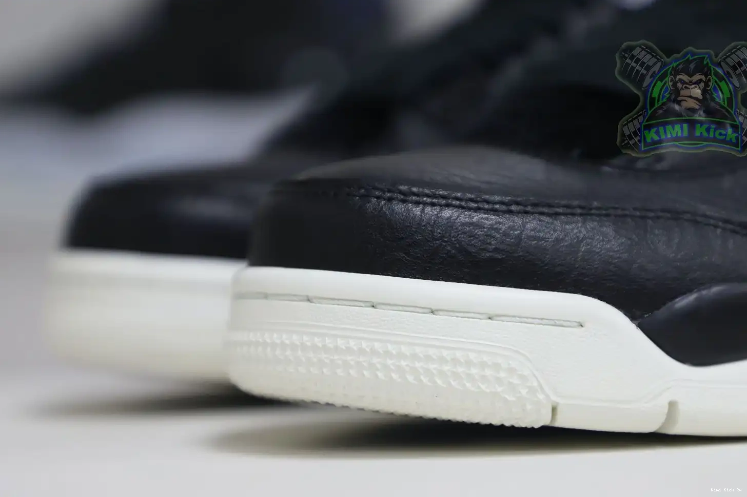 black Jordan Air ponyhair retro Kimikick Jordan 4 0811